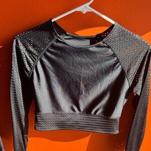 Black Women's Long Sleeve Top
